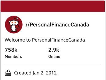 r/PersonalFinanceCanada personal finance reddit community for Canadians