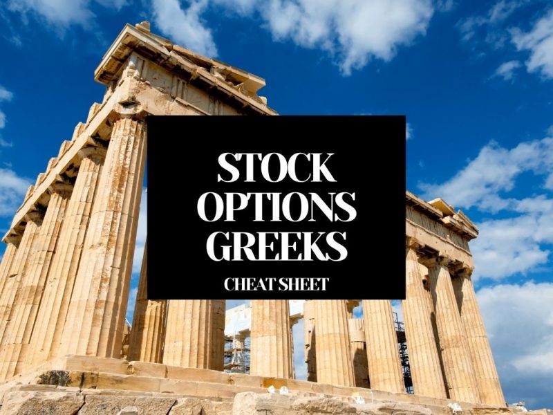 STOCK OPTIONS GREEKS CHEAT SHEET