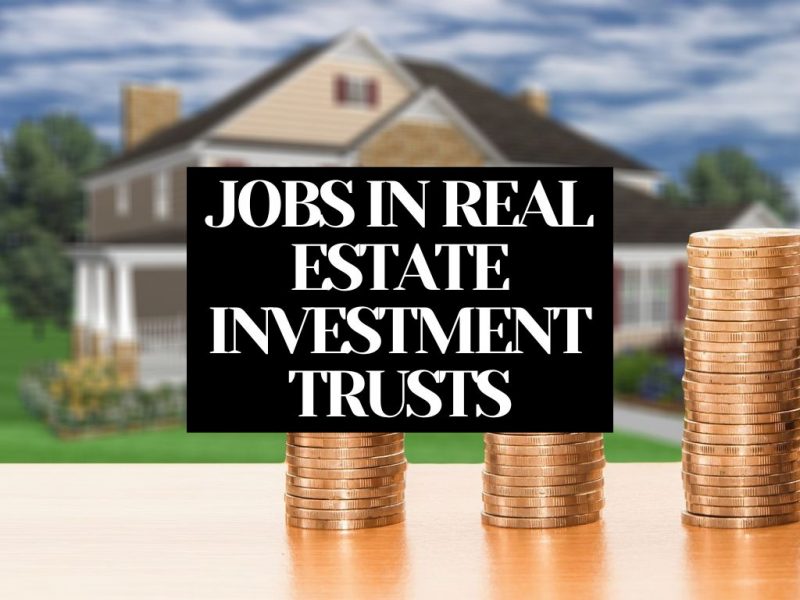 JOBS IN REAL ESTATE INVESTMENT TRUSTS