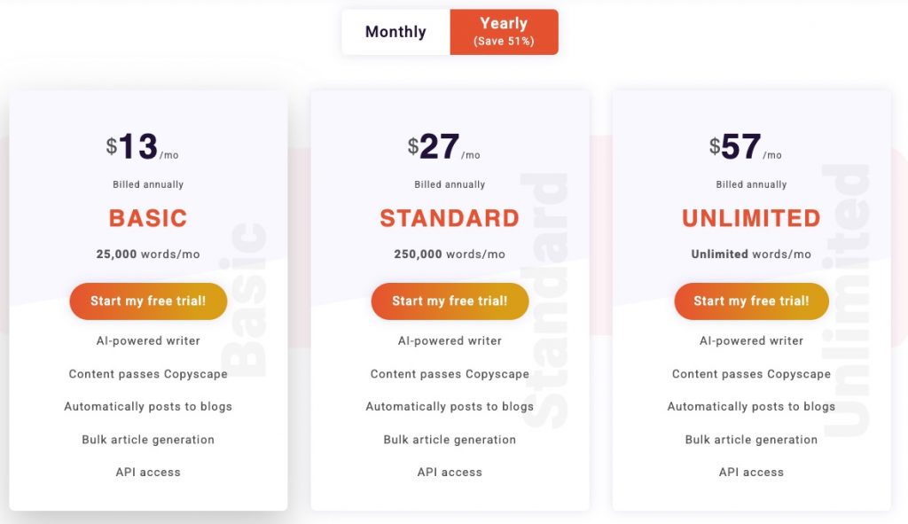 Best AI Writing Tools and Pricing Plans: 
article forge