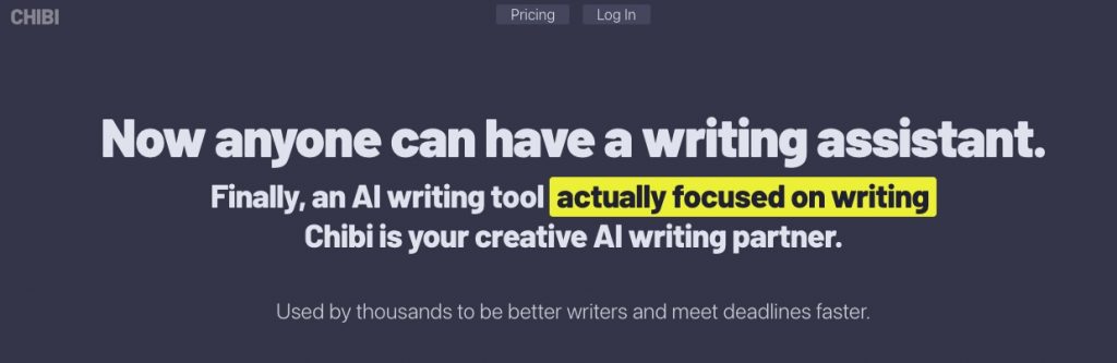 Best AI Writing Tools and Pricing Plans: chibi