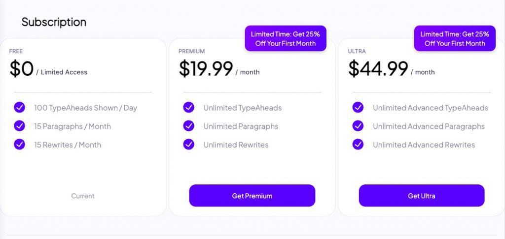 Best AI Writing Tools and Pricing Plans: hyperwrite