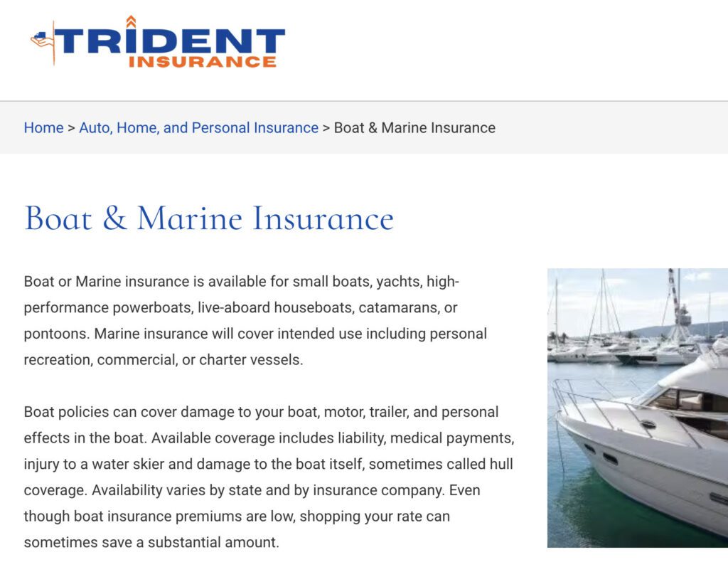 high performance boat insurance