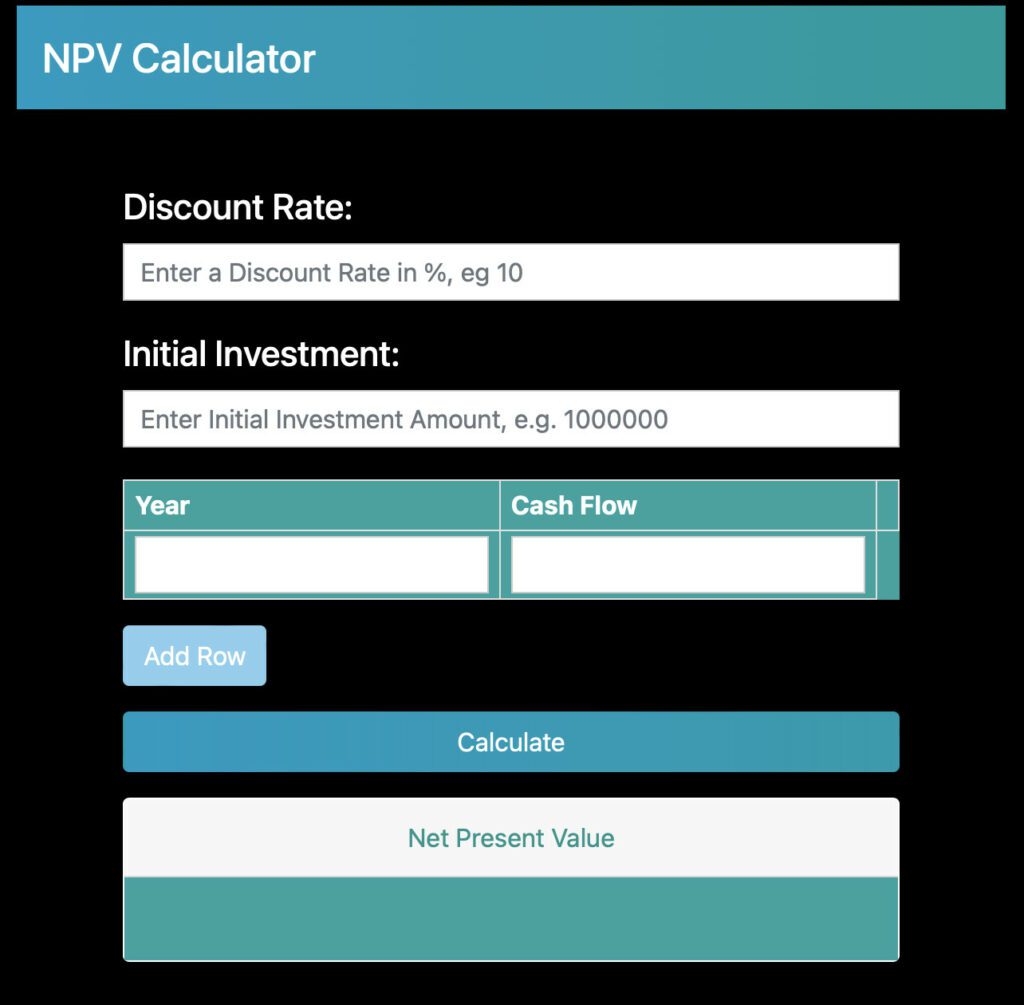 How To Verify IRR Using NPV Calculator